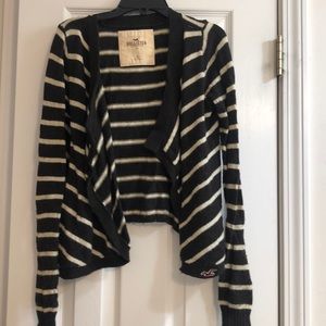 Hollister brown and tan Cardigan